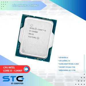 CPU INTEL CORE I5 - 12400F TRAY