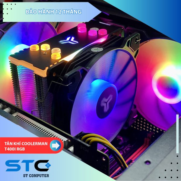 TẢN NHIỆT KHÍ COOLERMAN T400I RGB