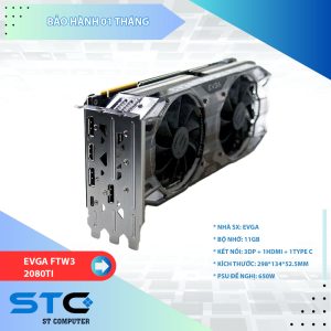 CARD MÀN HÌNH 2080TI-11GB EVGA FTW3