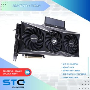 CARD MÀN HÌNH COLORFUL IGAME RTX 3080TI VULCAN-12GB (HÀNG 2ND)